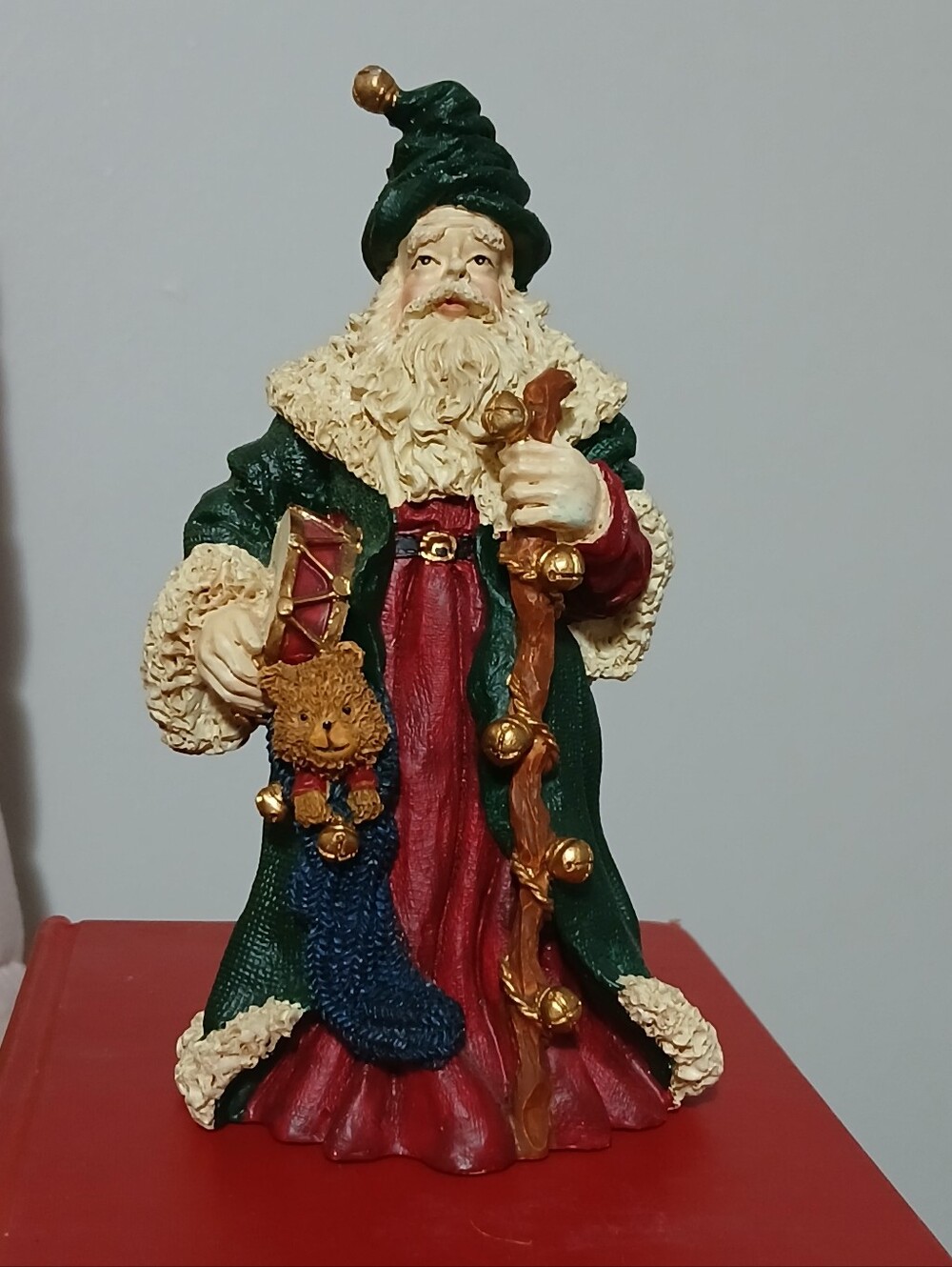 Dept 56 Santa Claus with Teddy Bear 6" Figurine